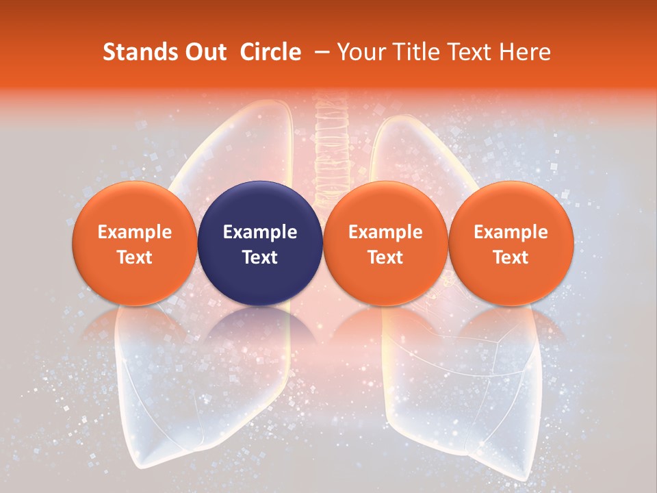 Drawing Biological Trachea PowerPoint Template