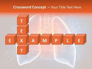 Drawing Biological Trachea PowerPoint Template