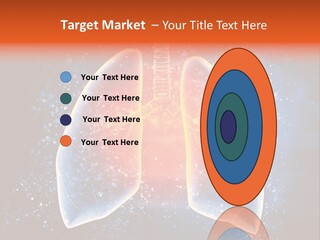 Drawing Biological Trachea PowerPoint Template