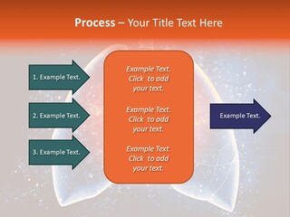 Drawing Biological Trachea PowerPoint Template