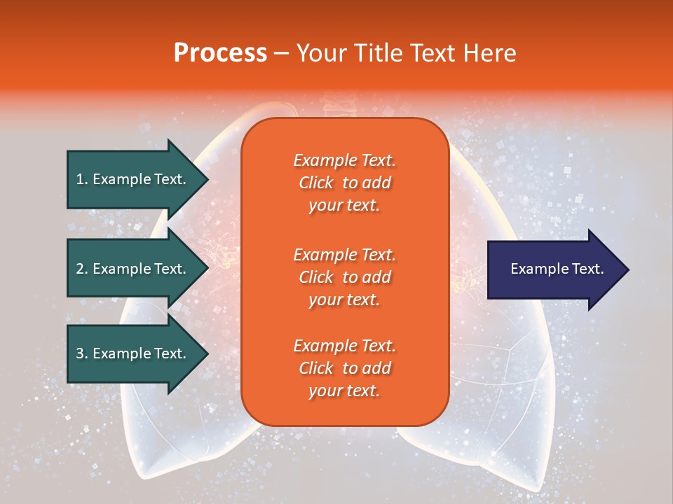 Drawing Biological Trachea PowerPoint Template