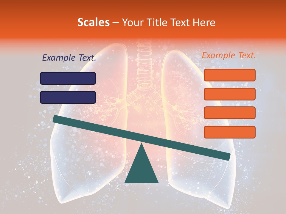 Drawing Biological Trachea PowerPoint Template