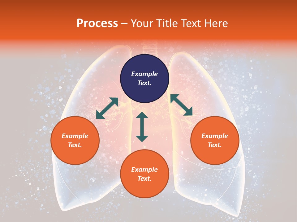 Drawing Biological Trachea PowerPoint Template