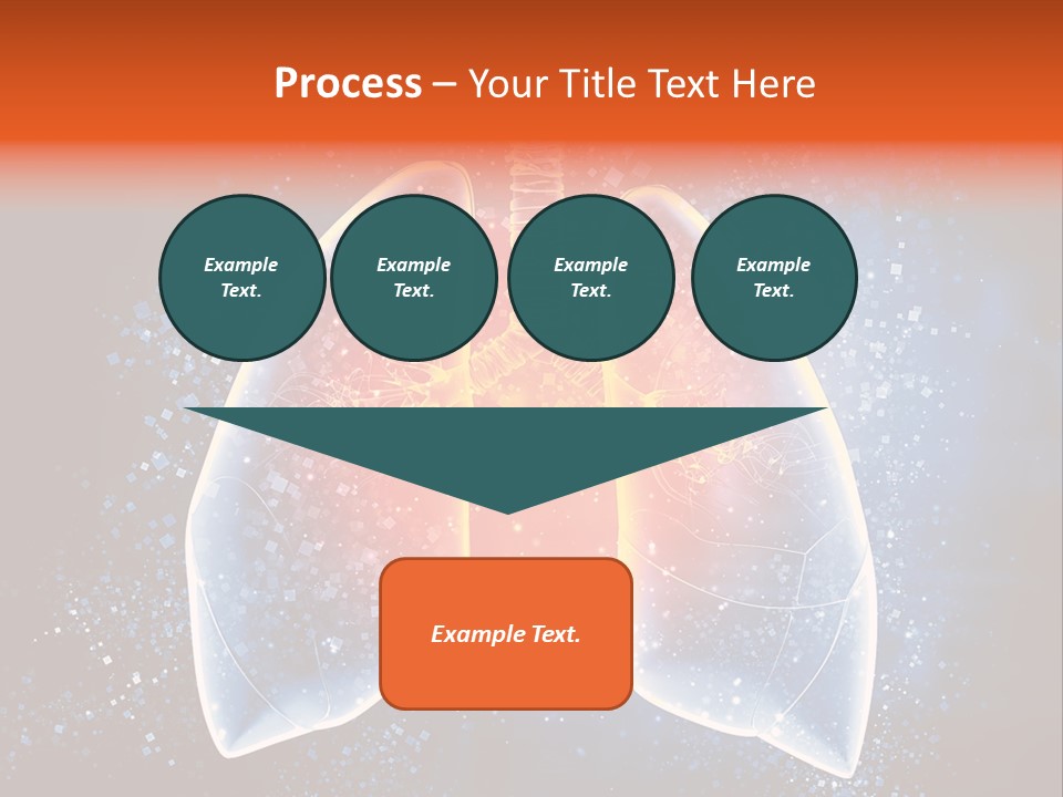 Drawing Biological Trachea PowerPoint Template