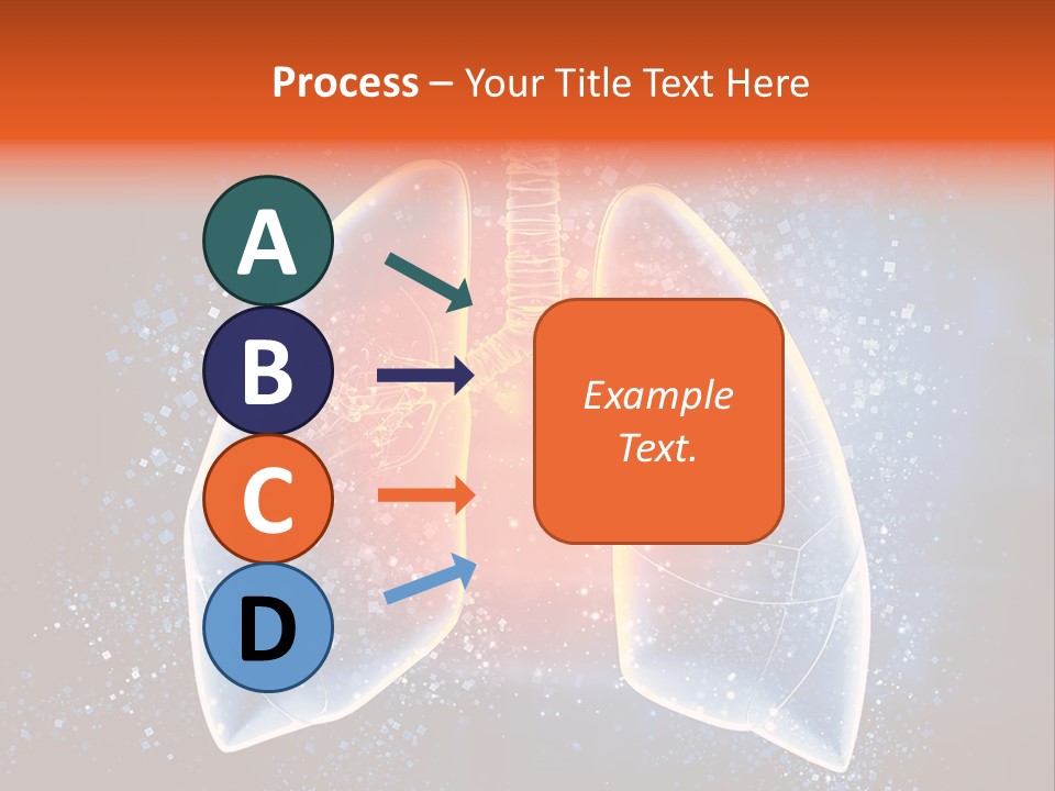 Drawing Biological Trachea PowerPoint Template