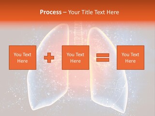 Drawing Biological Trachea PowerPoint Template