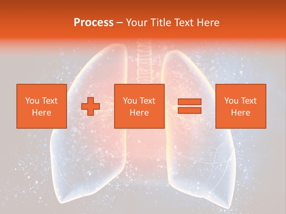 Drawing Biological Trachea PowerPoint Template