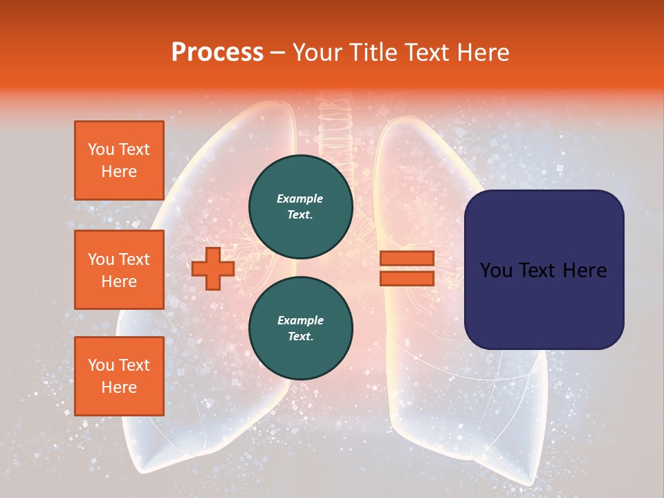 Drawing Biological Trachea PowerPoint Template