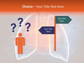 Drawing Biological Trachea PowerPoint Template