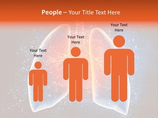 Drawing Biological Trachea PowerPoint Template