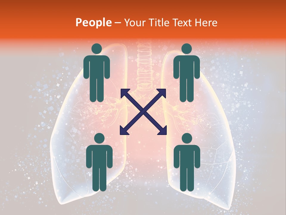 Drawing Biological Trachea PowerPoint Template