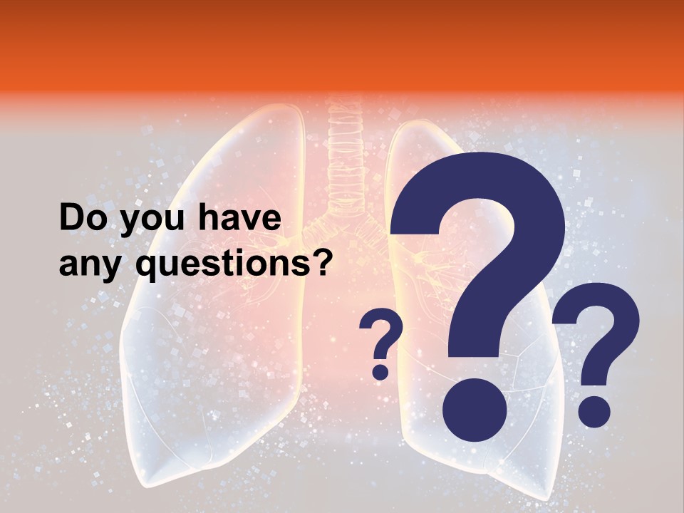 Drawing Biological Trachea PowerPoint Template