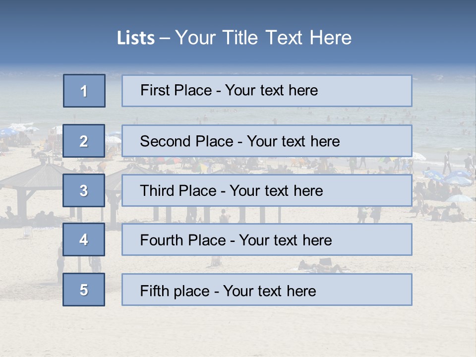 Tourist Attraction Outdoors Summer PowerPoint Template