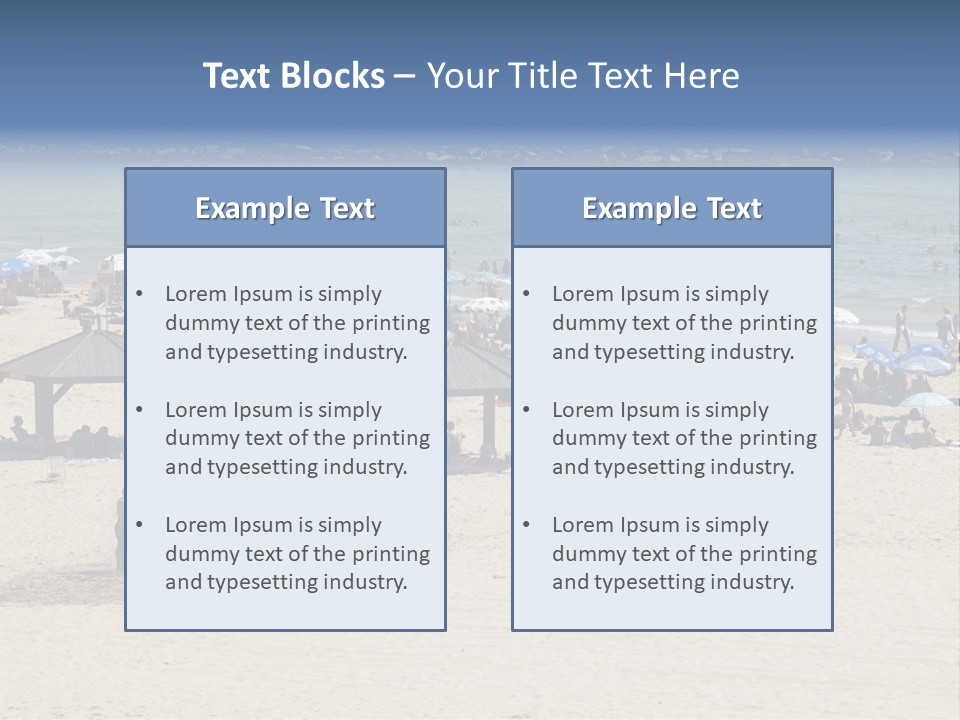 Tourist Attraction Outdoors Summer PowerPoint Template