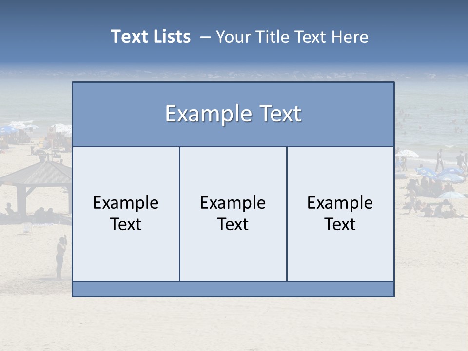 Tourist Attraction Outdoors Summer PowerPoint Template
