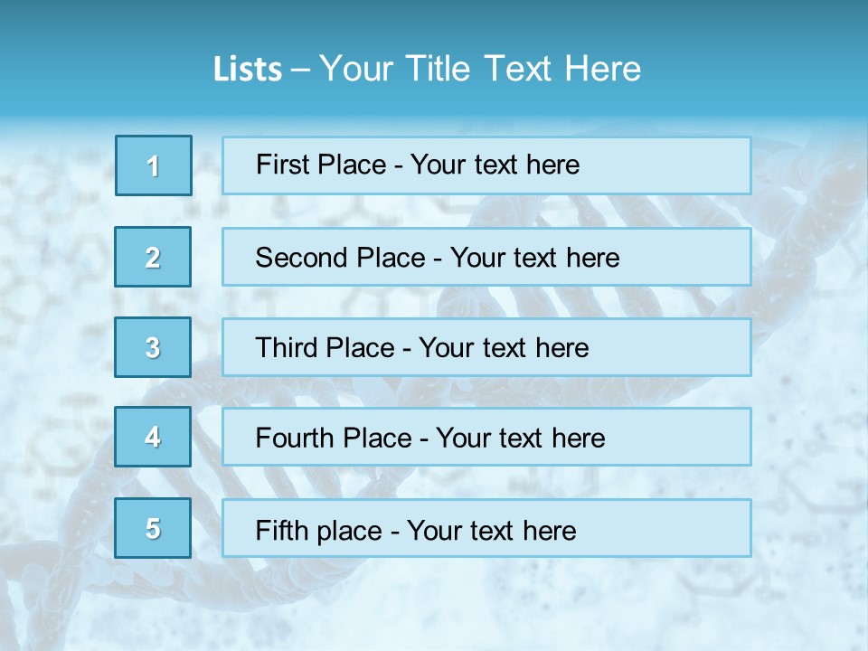 Health Biochemistry Backgrounds PowerPoint Template