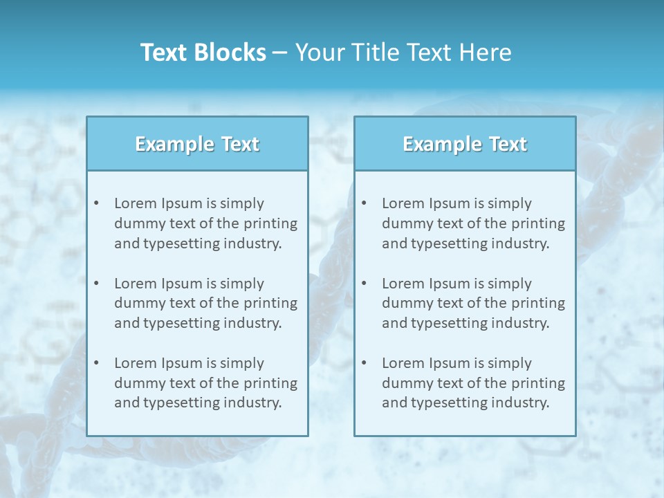 Health Biochemistry Backgrounds PowerPoint Template