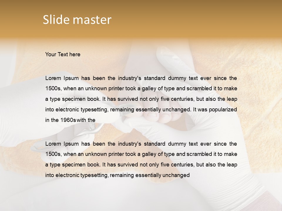 Profession Cosmetic Peeling PowerPoint Template