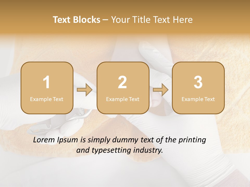 Profession Cosmetic Peeling PowerPoint Template