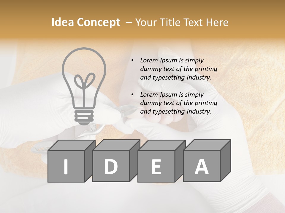 Profession Cosmetic Peeling PowerPoint Template