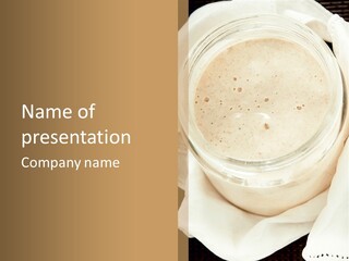 Flour Wholewheat Starter Dough PowerPoint Template