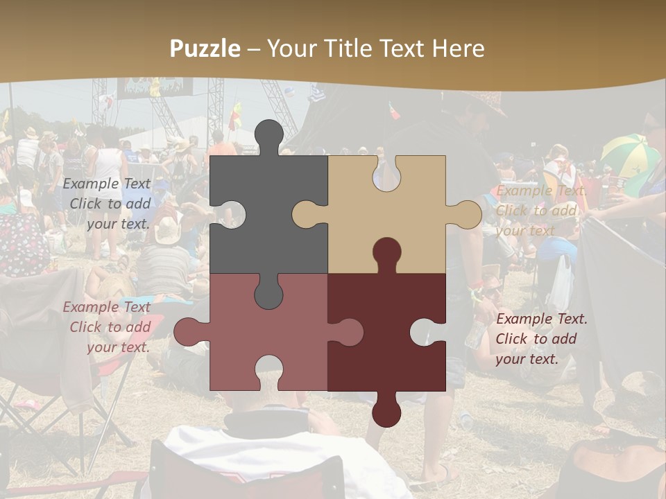 Grass Summer Fashion Fun PowerPoint Template