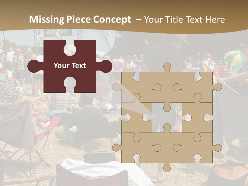 Grass Summer Fashion Fun PowerPoint Template