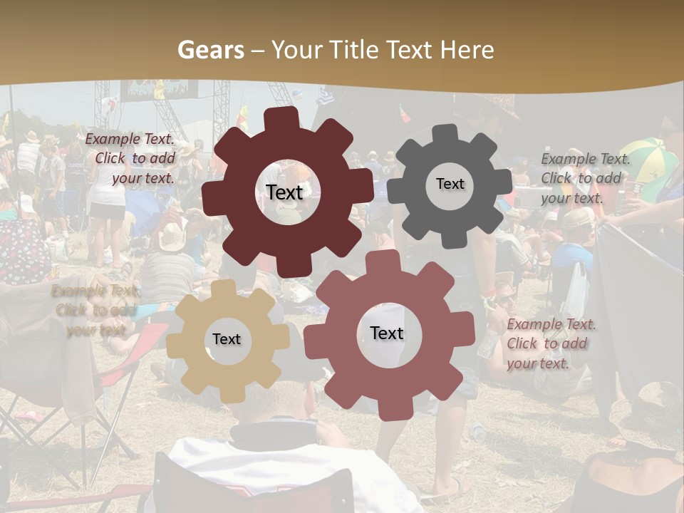 Grass Summer Fashion Fun PowerPoint Template