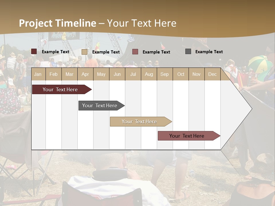 Grass Summer Fashion Fun PowerPoint Template