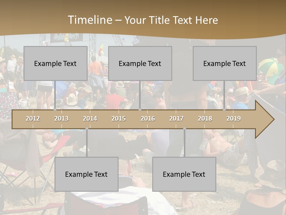 Grass Summer Fashion Fun PowerPoint Template