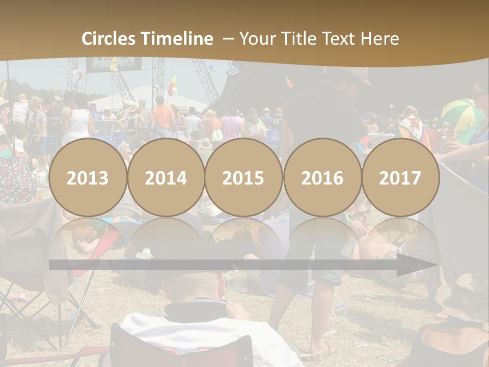 Grass Summer Fashion Fun PowerPoint Template