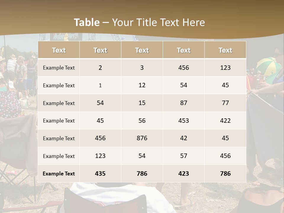 Grass Summer Fashion Fun PowerPoint Template