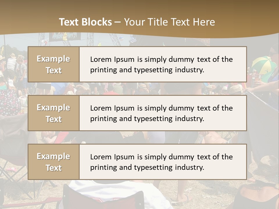 Grass Summer Fashion Fun PowerPoint Template