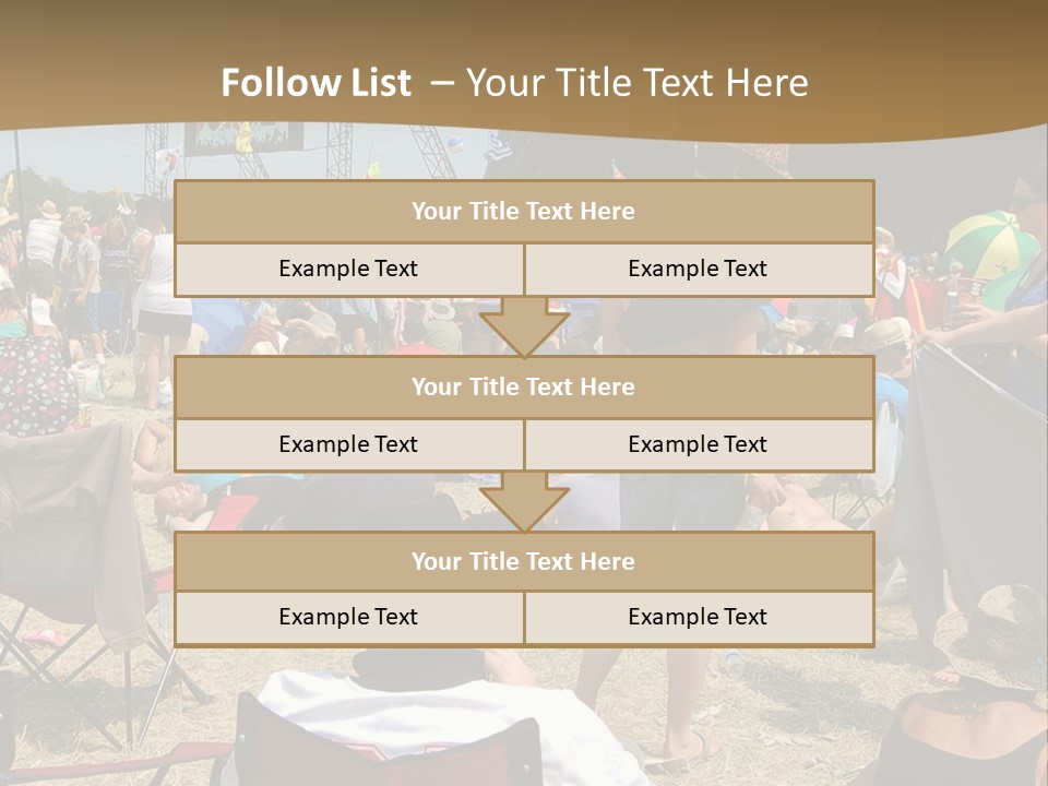 Grass Summer Fashion Fun PowerPoint Template