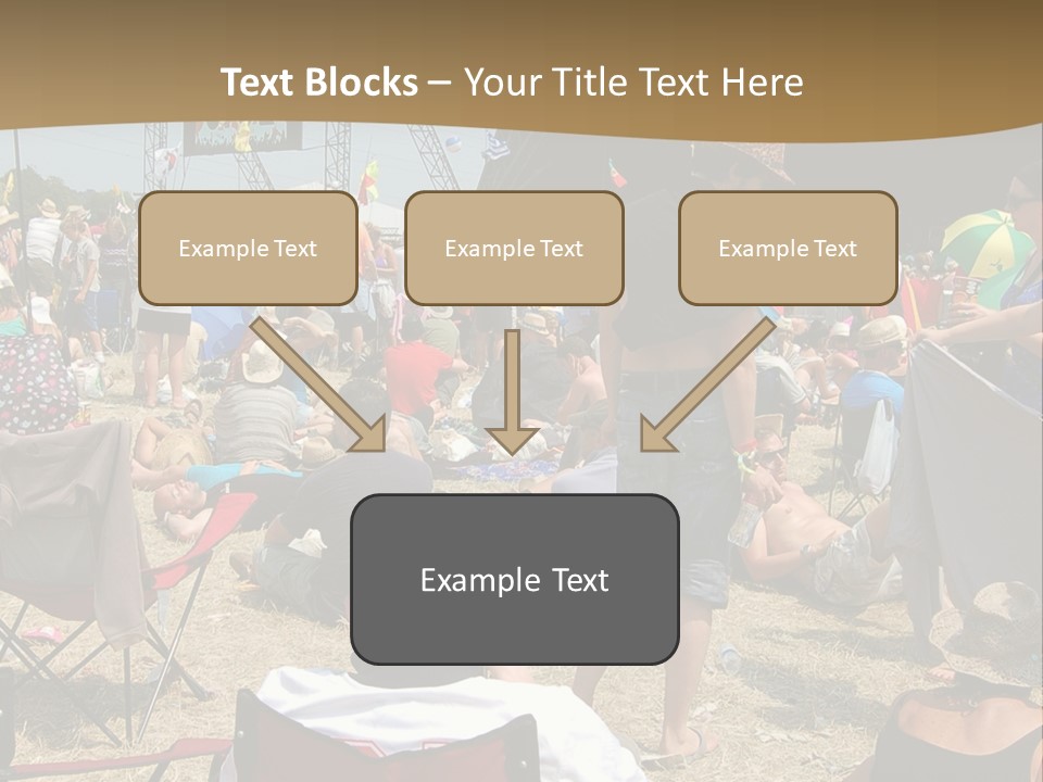 Grass Summer Fashion Fun PowerPoint Template