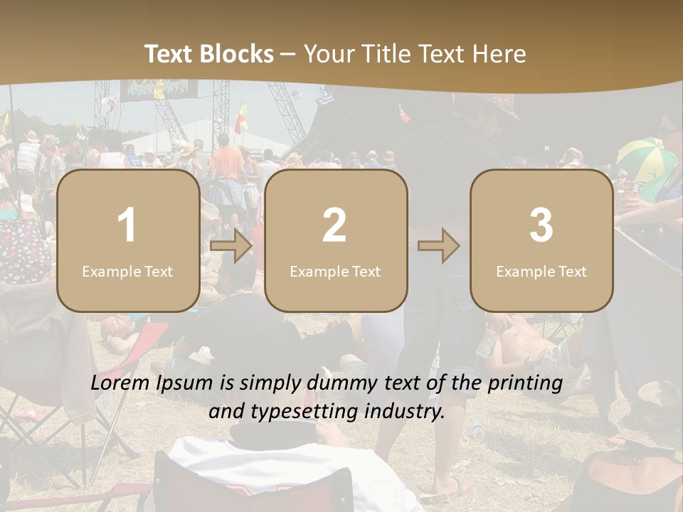 Grass Summer Fashion Fun PowerPoint Template