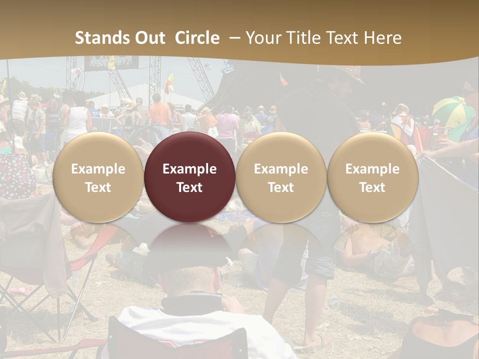 Grass Summer Fashion Fun PowerPoint Template