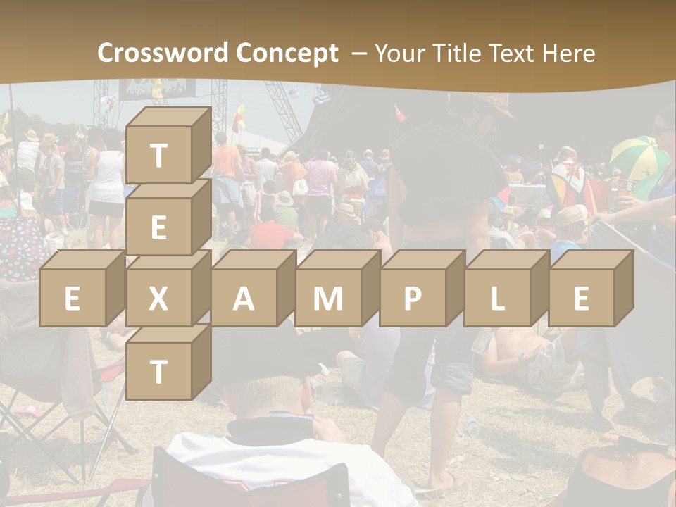 Grass Summer Fashion Fun PowerPoint Template