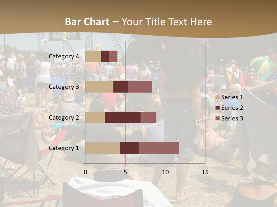 Grass Summer Fashion Fun PowerPoint Template