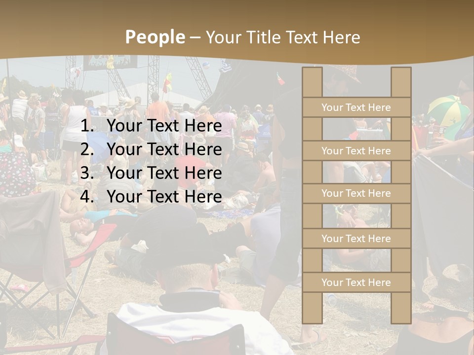 Grass Summer Fashion Fun PowerPoint Template