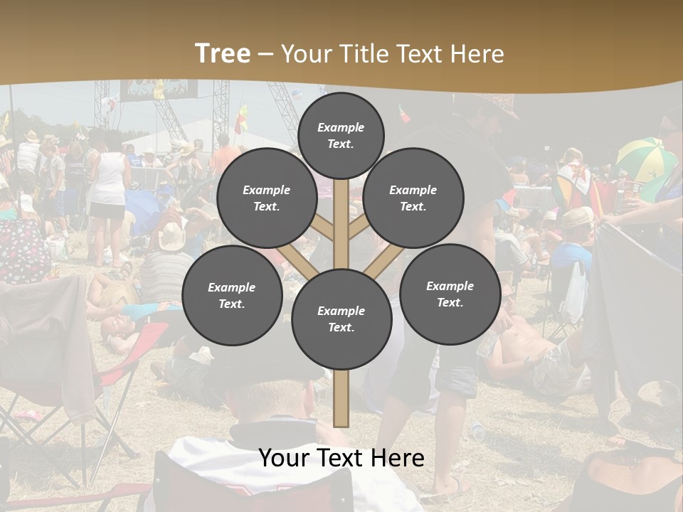 Grass Summer Fashion Fun PowerPoint Template