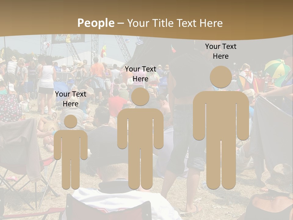 Grass Summer Fashion Fun PowerPoint Template