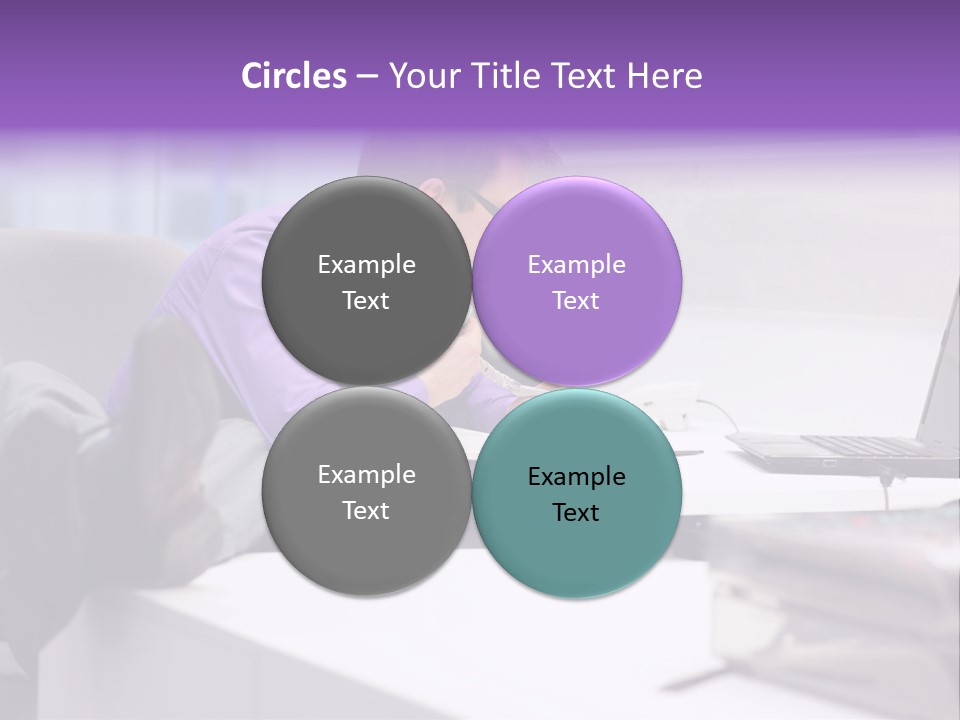 Strength Male Beauty Bicep PowerPoint Template