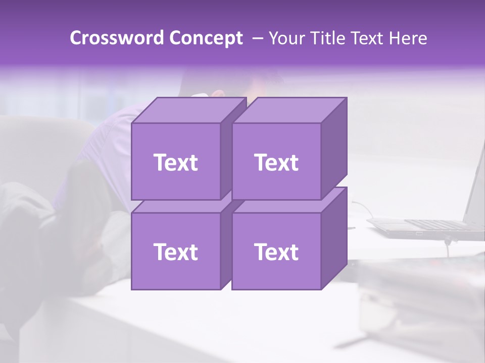 Strength Male Beauty Bicep PowerPoint Template