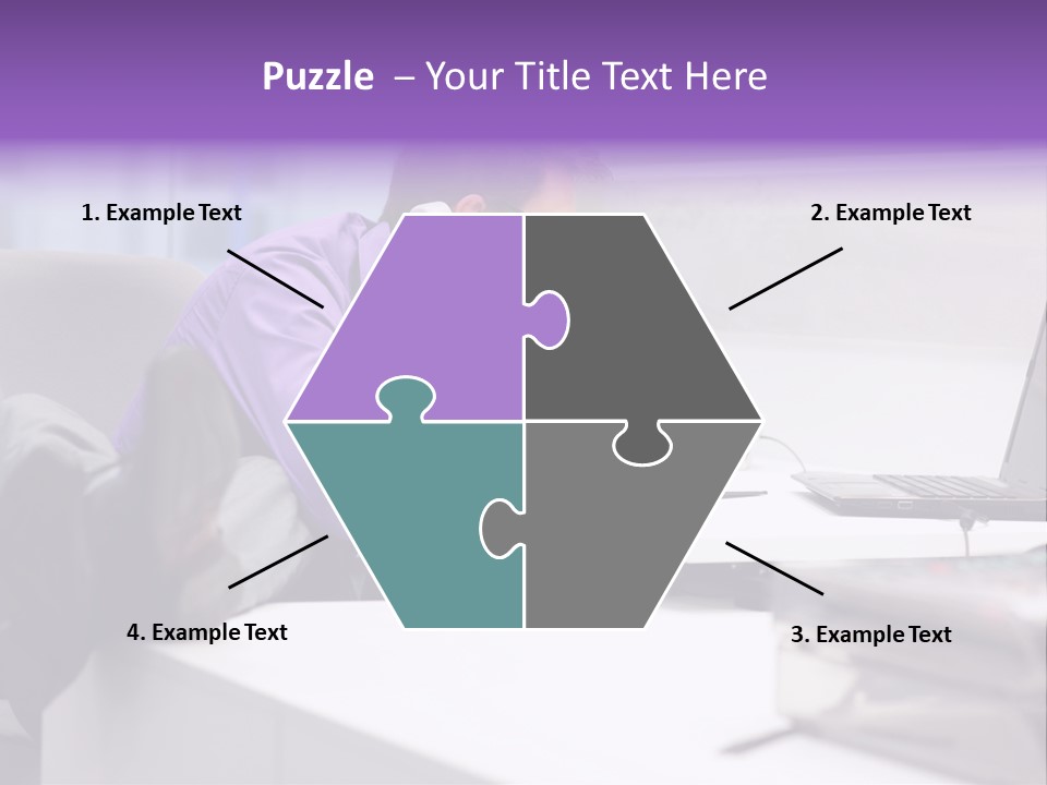 Strength Male Beauty Bicep PowerPoint Template