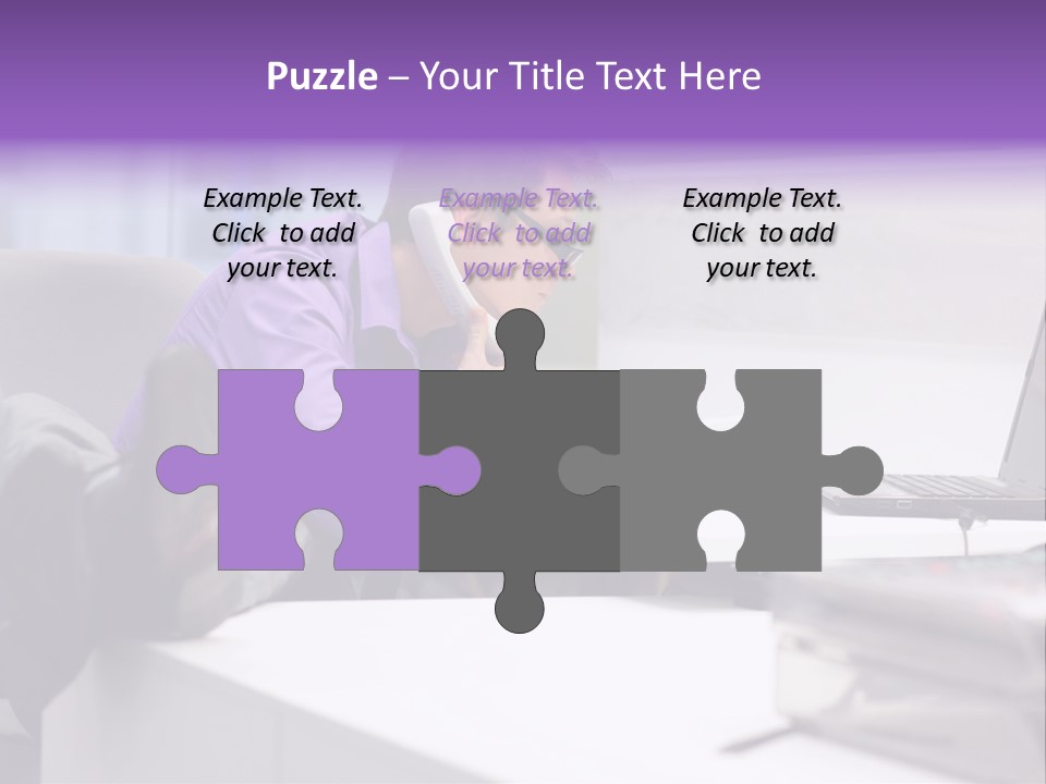 Strength Male Beauty Bicep PowerPoint Template