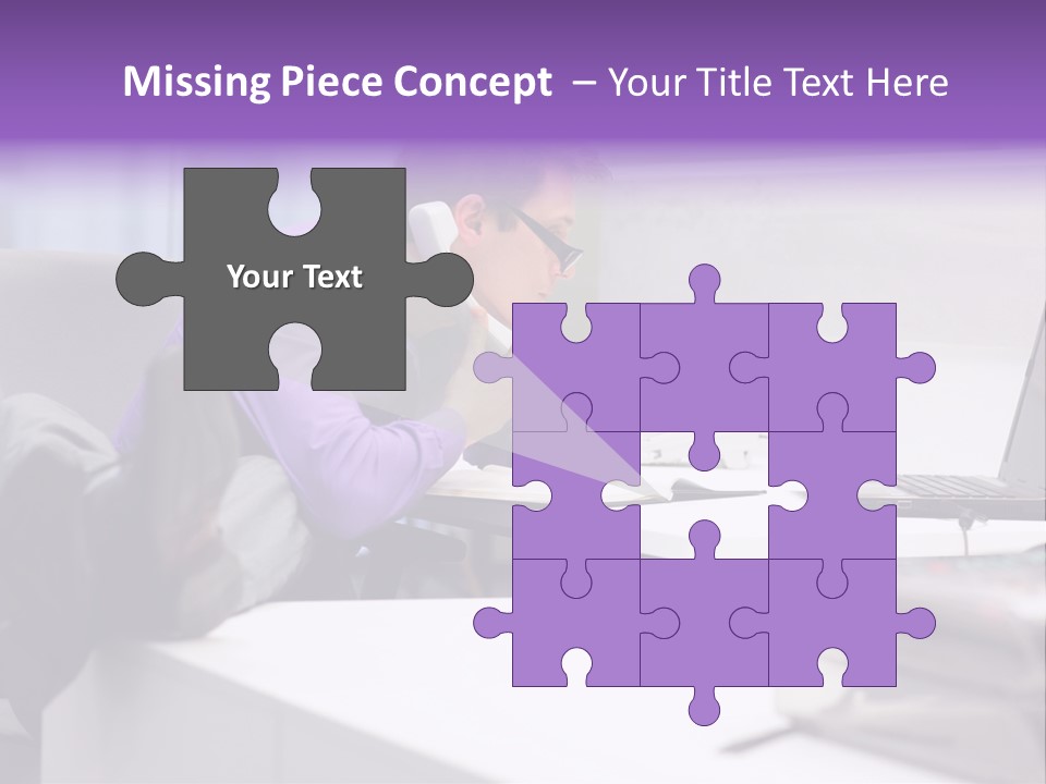 Strength Male Beauty Bicep PowerPoint Template