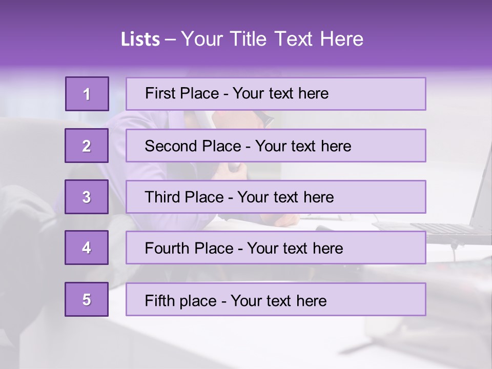 Strength Male Beauty Bicep PowerPoint Template