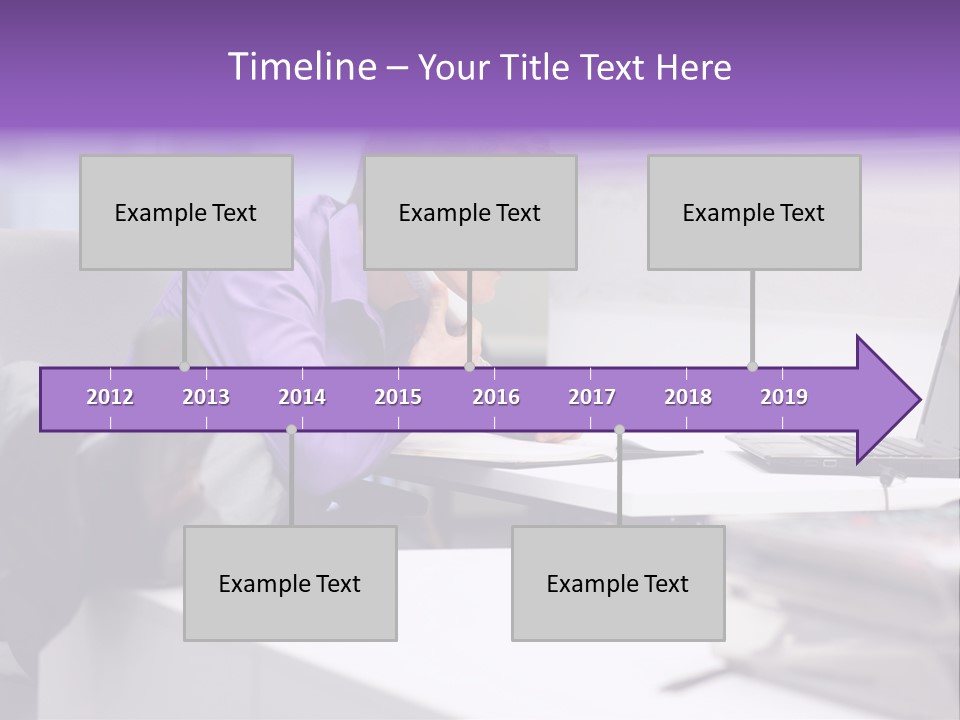 Strength Male Beauty Bicep PowerPoint Template