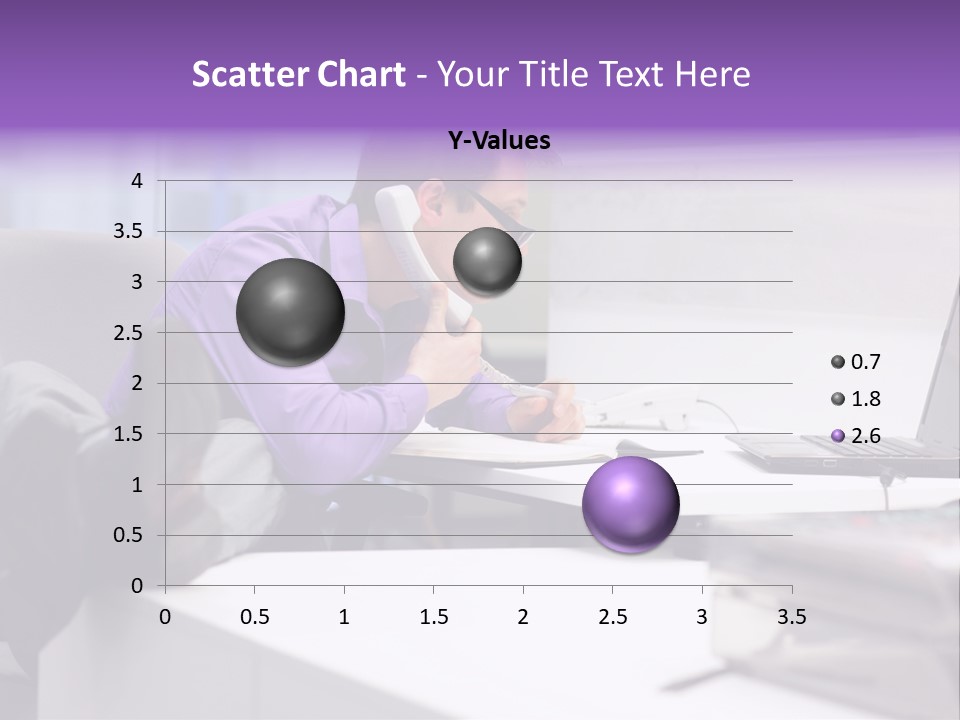 Strength Male Beauty Bicep PowerPoint Template